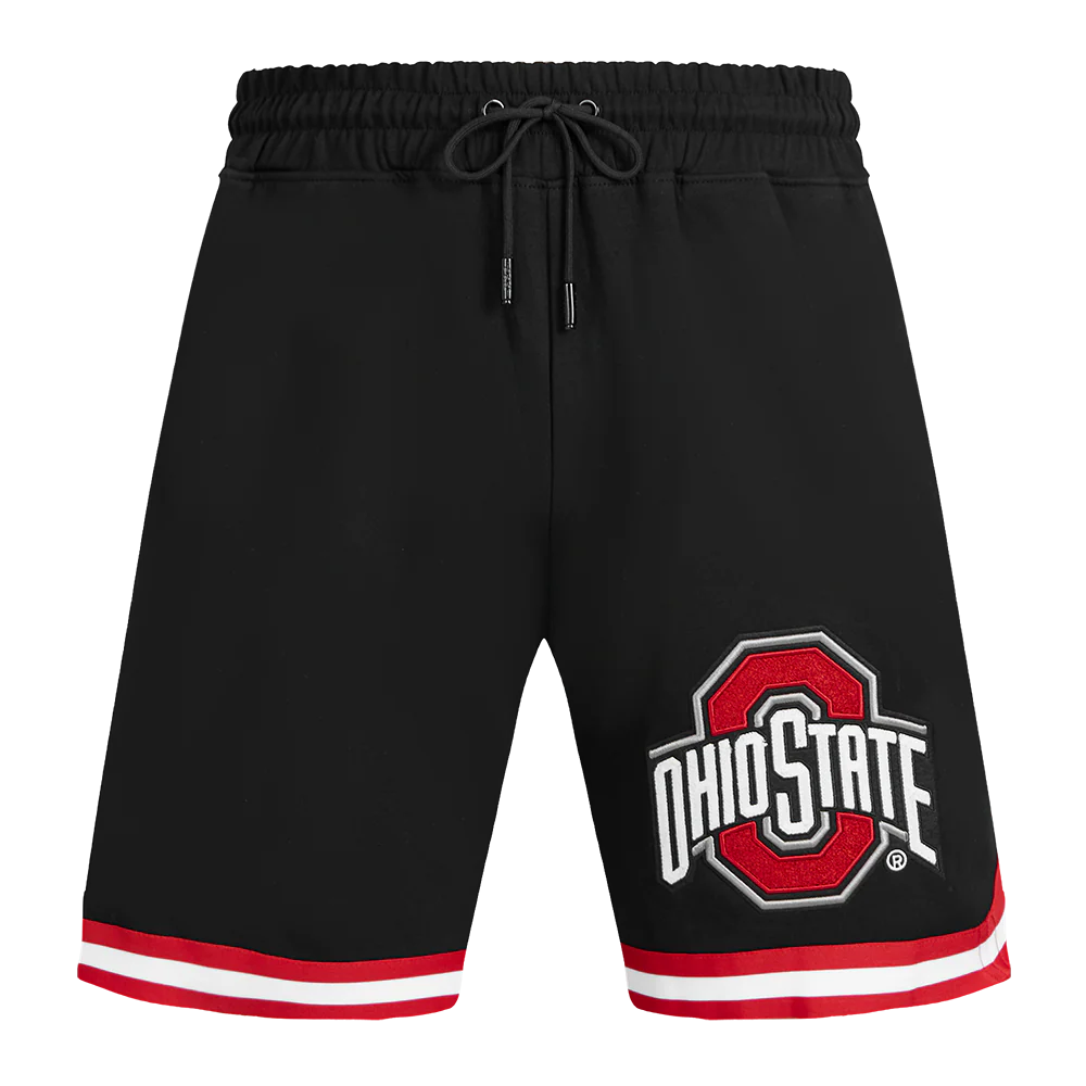OHIO STATE UNIVERSITY CLASSIC MEN'S SHORT (BLACK/RED) - Image 2