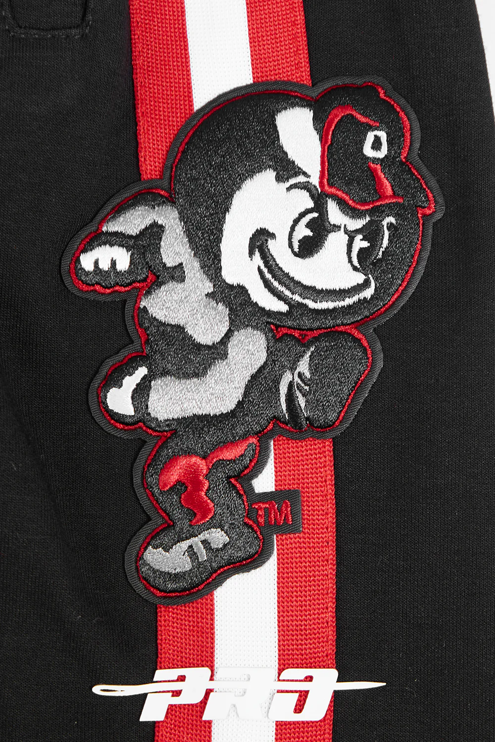 OHIO STATE UNIVERSITY CLASSIC MEN'S SHORT (BLACK/RED) - Image 6