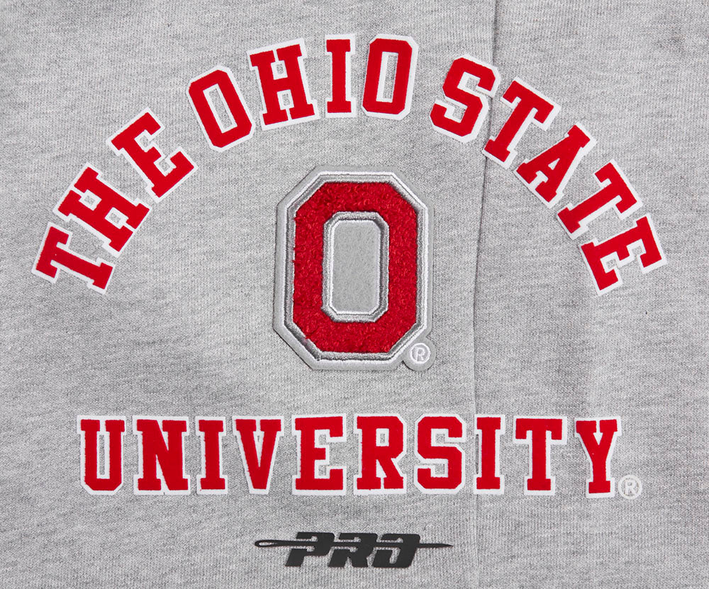OHIO STATE UNIVERSITY CLASSIC MEN'S SWEATPANT (HEATHER GRAY/BLACK) - Image 5