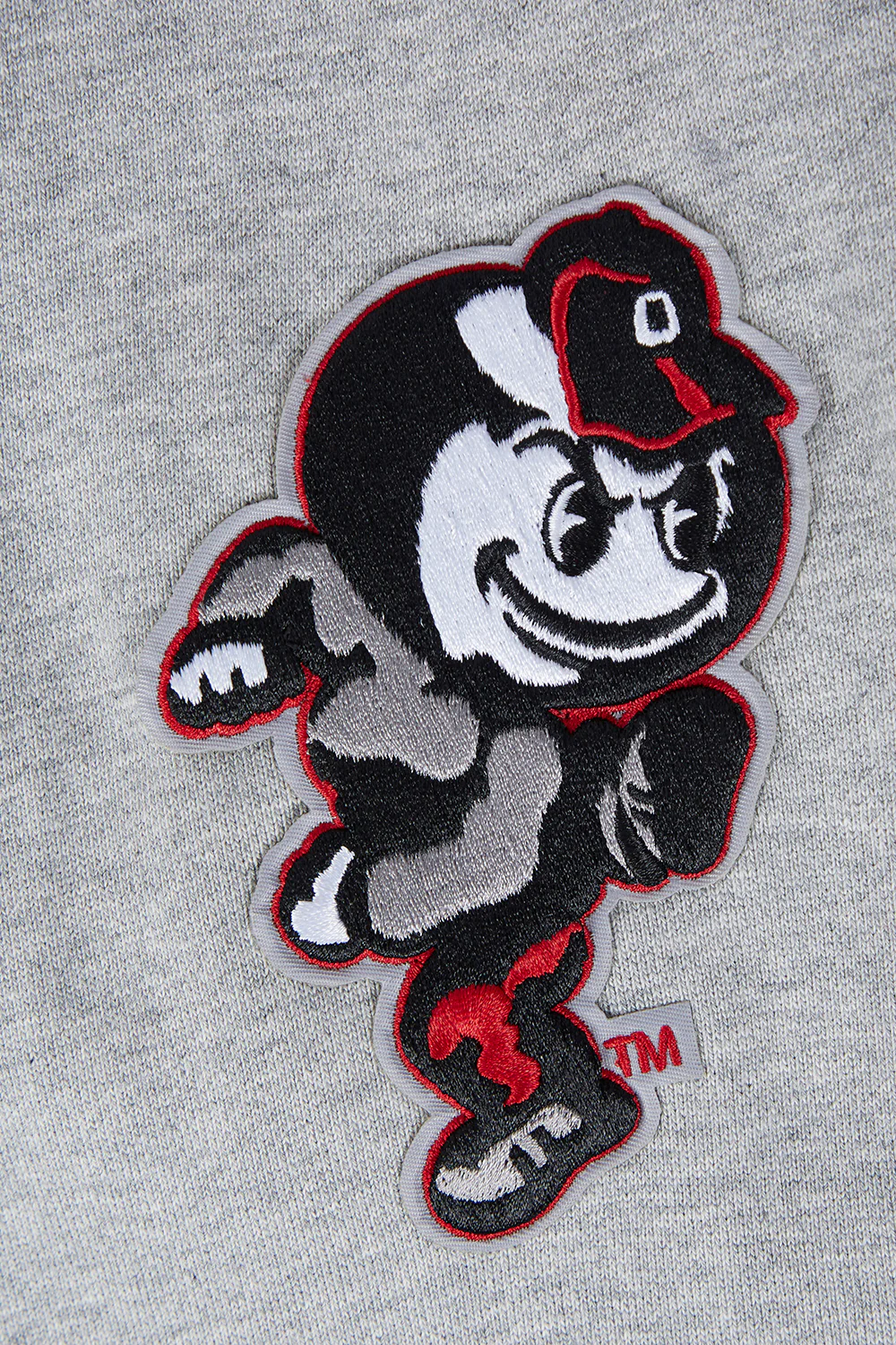 OHIO STATE UNIVERSITY CLASSIC MEN'S CREWNECK (HEATHER GRAY/BLACK) - Image 6