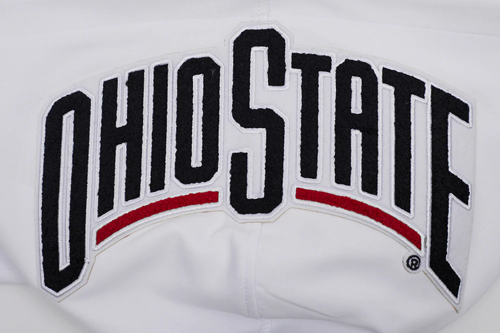 OHIO STATE UNIVERSITY CLASSIC MEN'S PULLOVER HOODIE (WHITE) - Image 8