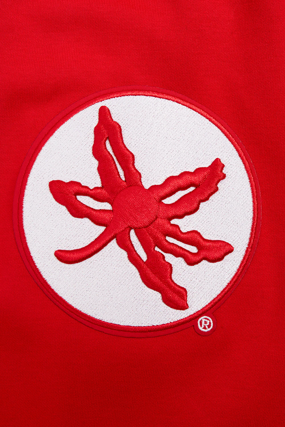 OHIO STATE UNIVERSITY CLASSIC MEN'S FULL ZIP PULLOVER HOODIE (RED) - Image 7