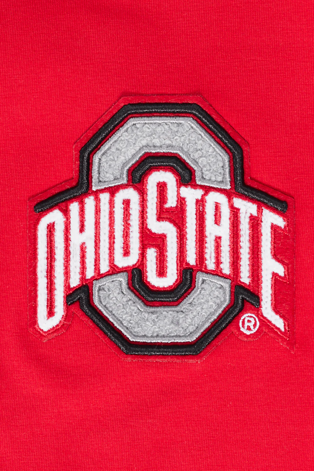 OHIO STATE UNIVERSITY CLASSIC SHORT SLEEVE WOMEN'S SLIM FIT TEE (RED) - Image 5