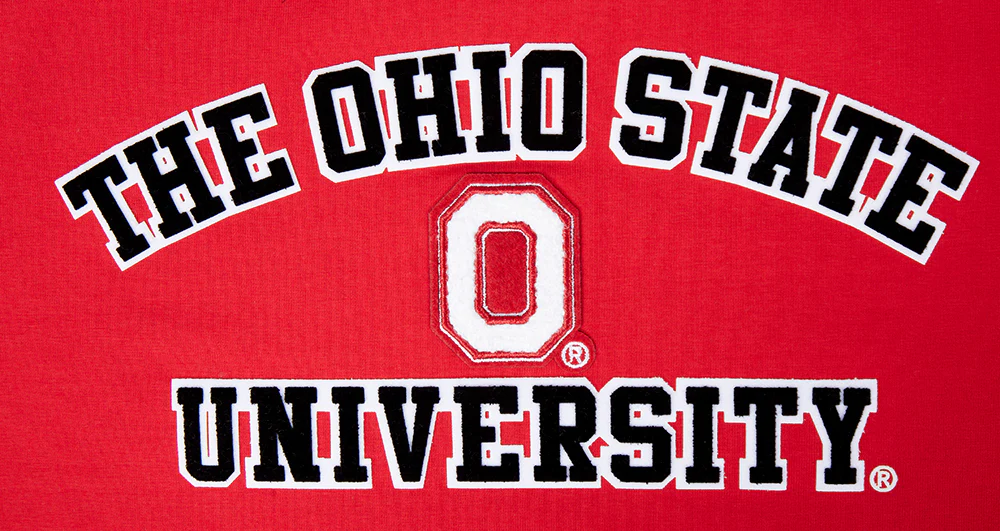 OHIO STATE UNIVERSITY CLASSIC WOMEN'S BOXY TEE (RED) - Image 7