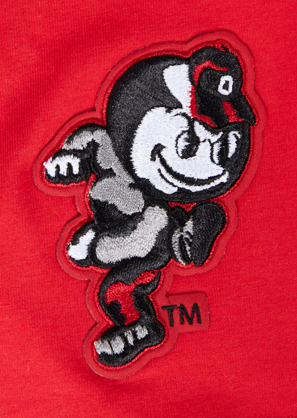 OHIO STATE UNIVERSITY CLASSIC WOMEN'S BOXY TEE (RED) - Image 8