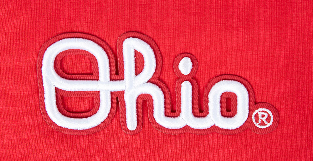 OHIO STATE UNIVERSITY CLASSIC WOMEN'S BOXY TEE (RED) - Image 9