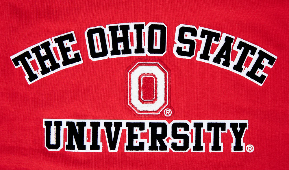 OHIO STATE UNIVERSITY CLASSIC WOMEN'S RELAXED FIT RACERBACK (RED) - Image 5
