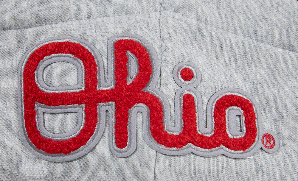 OHIO STATE UNIVERSITY CLASSIC WOMEN'S PULLOVER HOODIE (HEATHER GREY) - Image 10