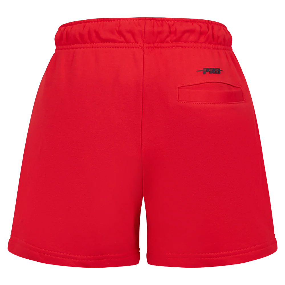 OHIO STATE UNIVERSITY CLASSIC WOMEN'S FLEECE SHORT (RED) - Image 3
