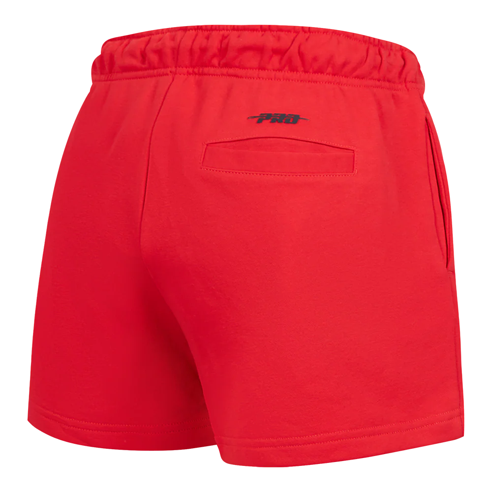 OHIO STATE UNIVERSITY CLASSIC WOMEN'S FLEECE SHORT (RED) - Image 4