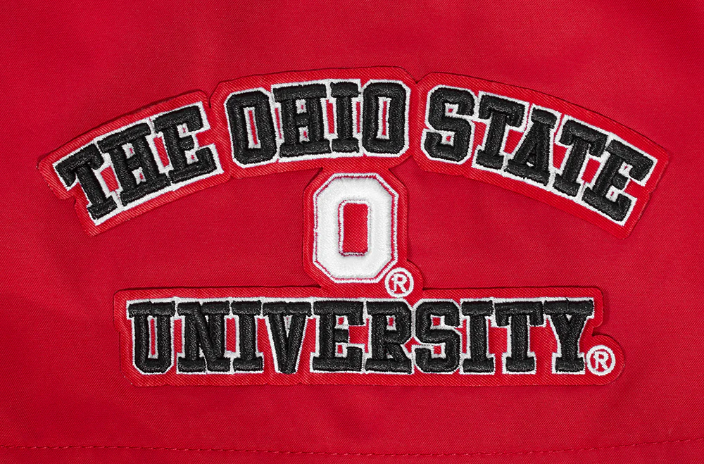 OHIO STATE UNIVERSITY CLASSIC WOMEN'S WOVEN SHORT (RED) - Image 6