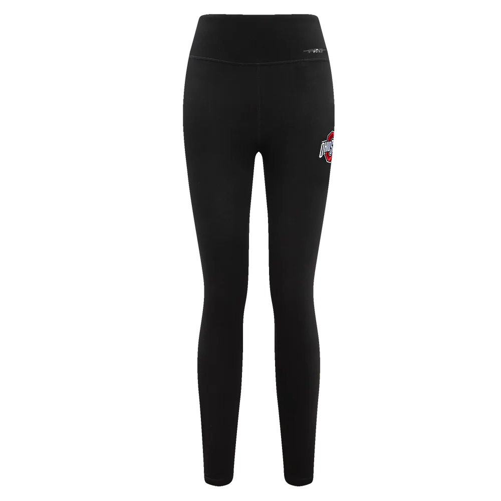 OHIO STATE UNIVERSITY CLASSIC WOMEN'S HIGH WAIST JERSEY LEGGING (BLACK) - Image 2