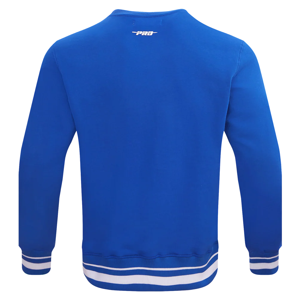 UNIVERSITY OF PITTSBURGH CLASSIC MEN'S STACKED LOGO CREWNECK (ROYAL BLUE) - Image 4