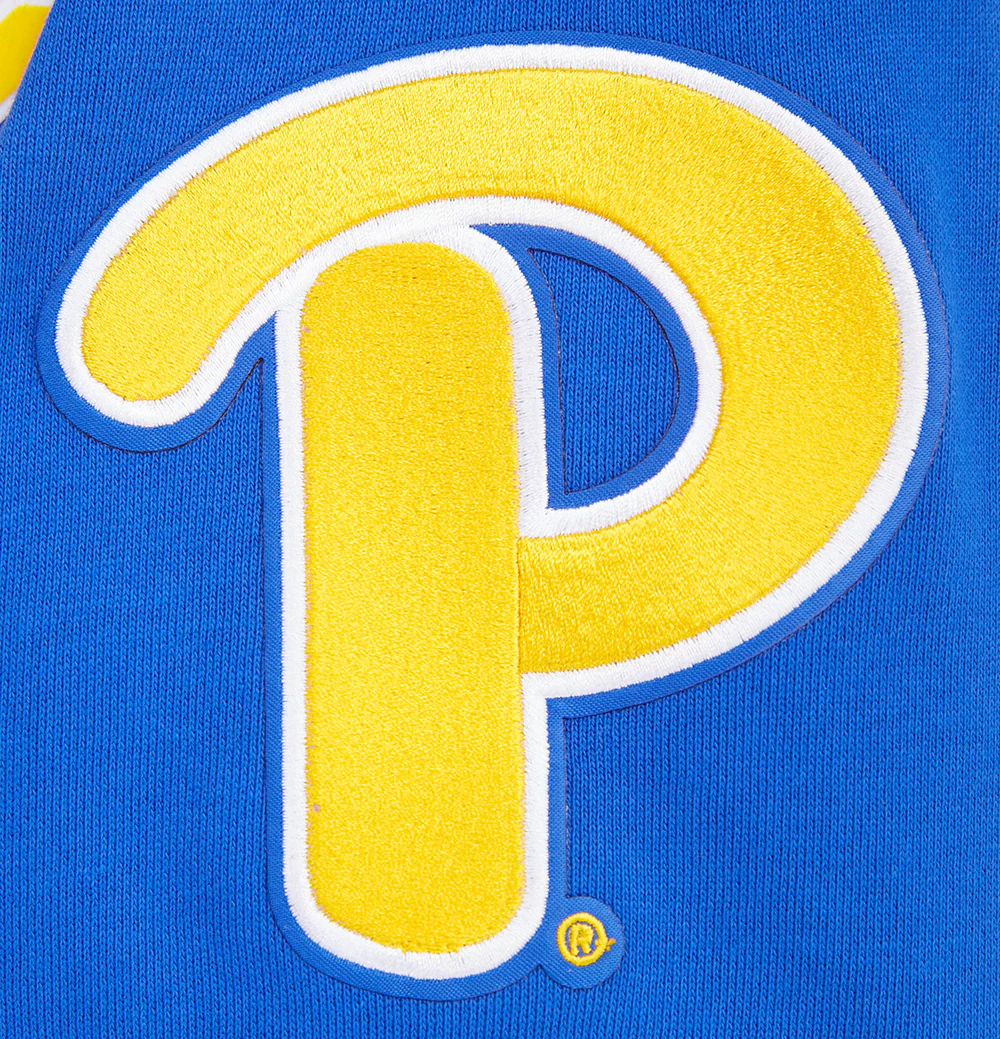 UNIVERSITY OF PITTSBURGH CLASSIC MEN'S STACKED LOGO CREWNECK (ROYAL BLUE) - Image 7
