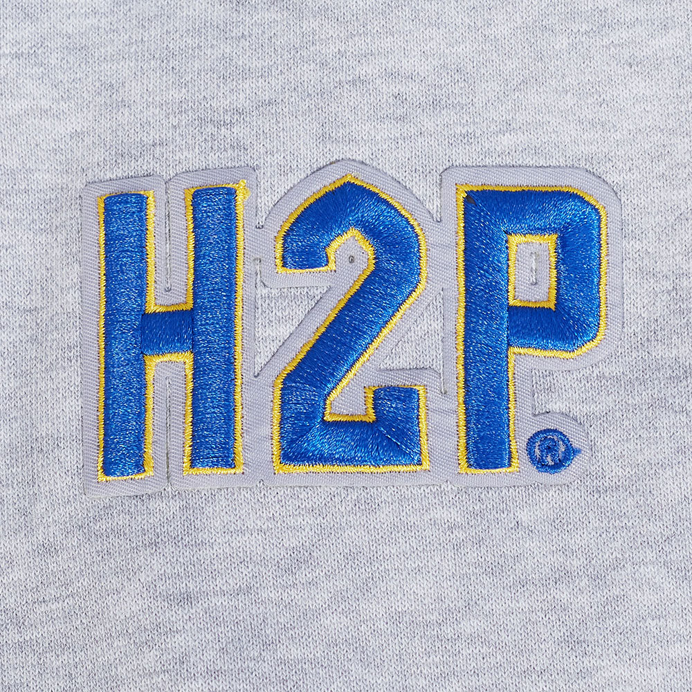 UNIVERSITY OF PITTSBURGH CLASSIC FLEECE CROPPED PULLOVER HOODIE (HEATHER GREY) - Image 6