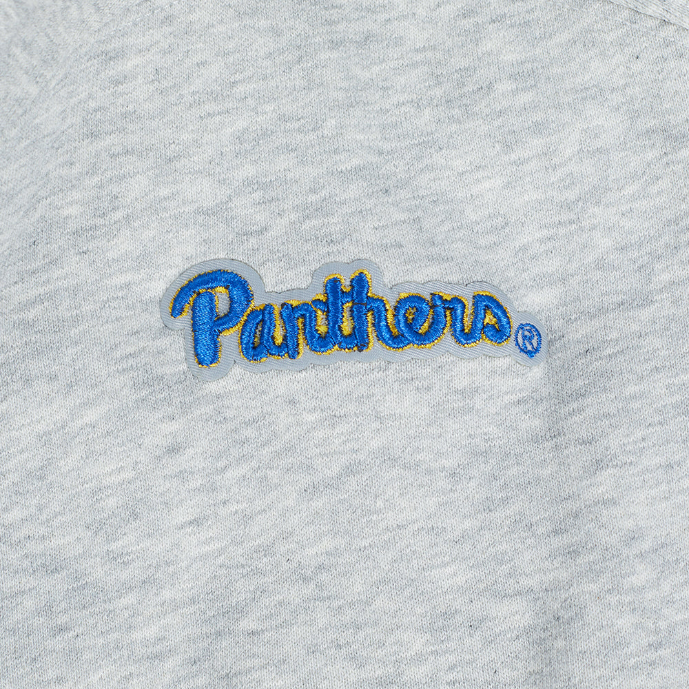 COLLEGE UNIVERSITY OF PITTSBURGH CLASSIC WOMEN'S FLC PO HOODIE (HEATHER GREY) - Image 8