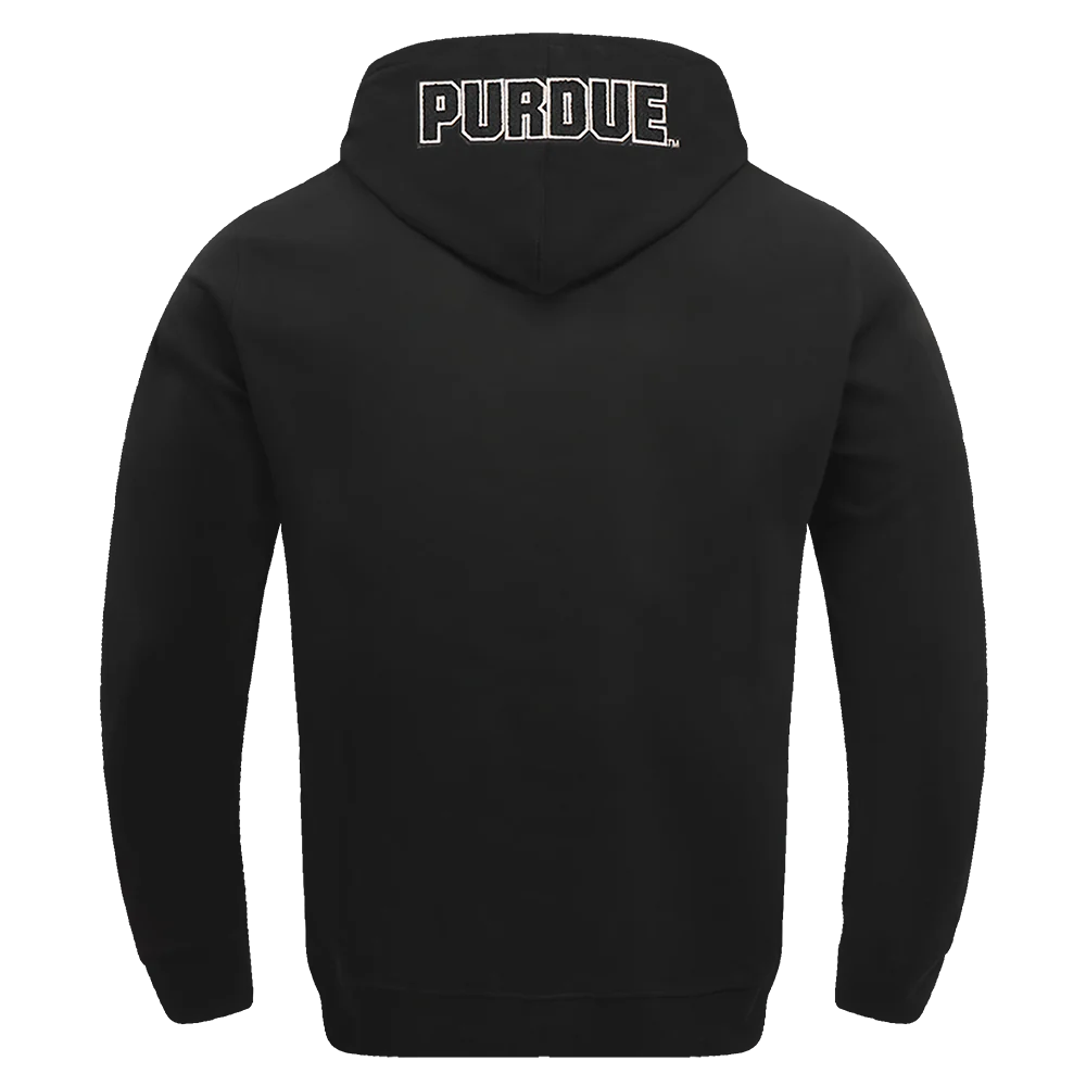 PURDUE UNIVERSITY CLASSIC MEN'S PULLOVER HOODIE (BLACK) - Image 5
