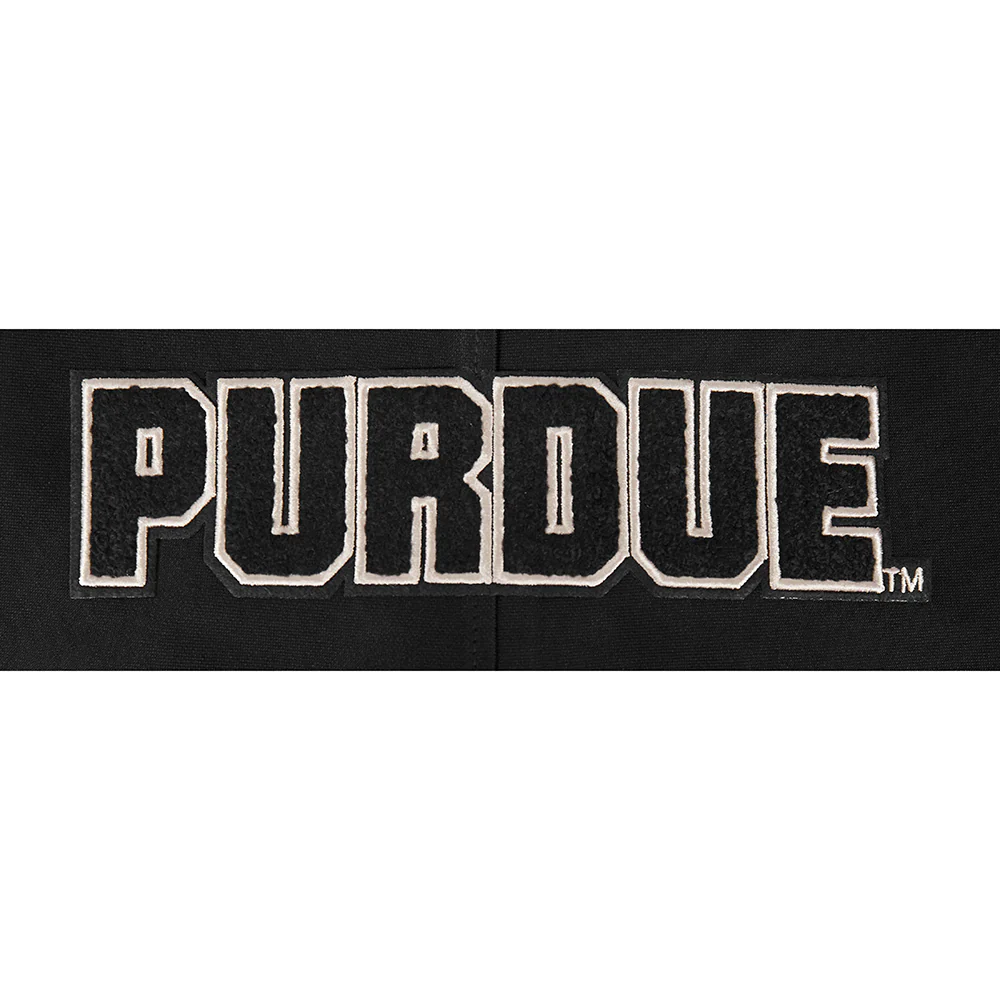 PURDUE UNIVERSITY CLASSIC MEN'S PULLOVER HOODIE (BLACK) - Image 7