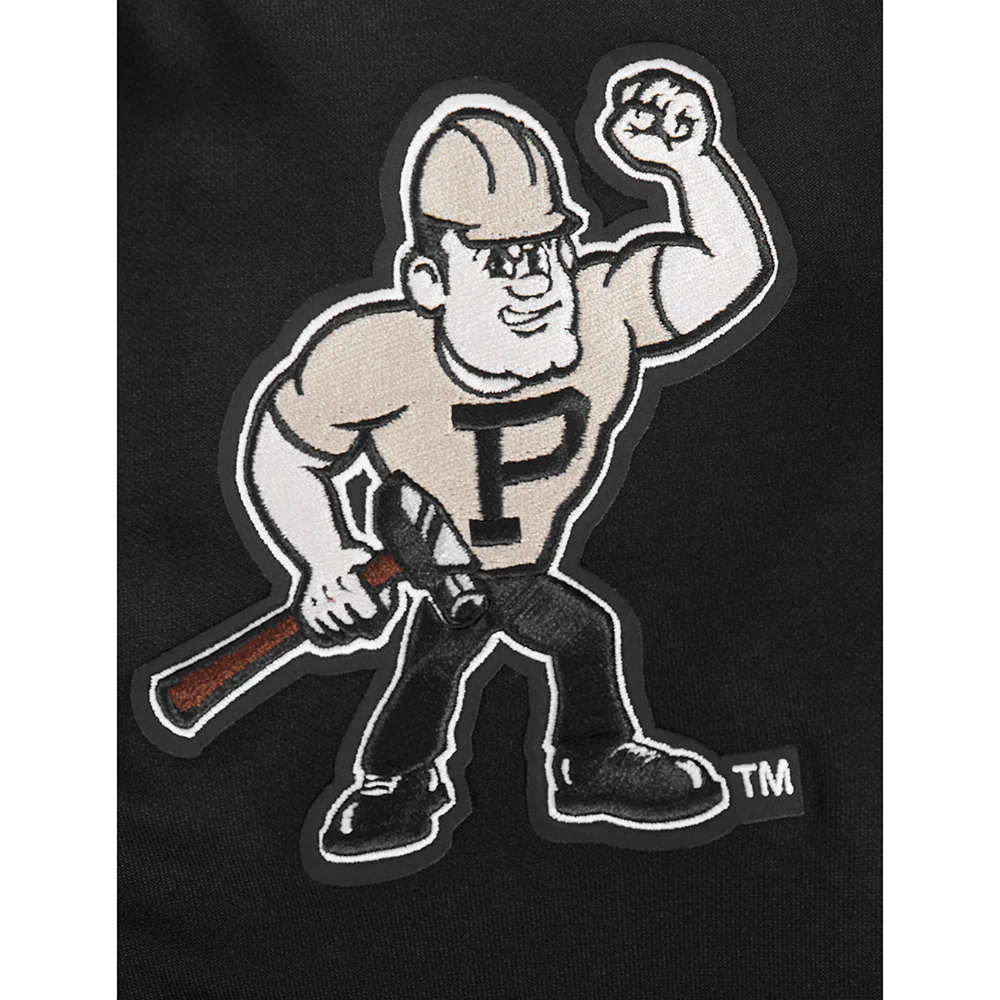 PURDUE UNIVERSITY CLASSIC MEN'S PULLOVER HOODIE (BLACK) - Image 8