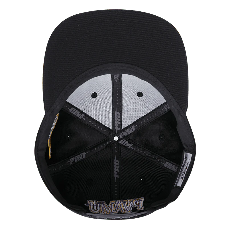 PRAIRIE VIEW A&M UNIVERSITY CLASSIC UNISEX WORDMARK WOOL SNAPBACK H (BLACK) - Image 5