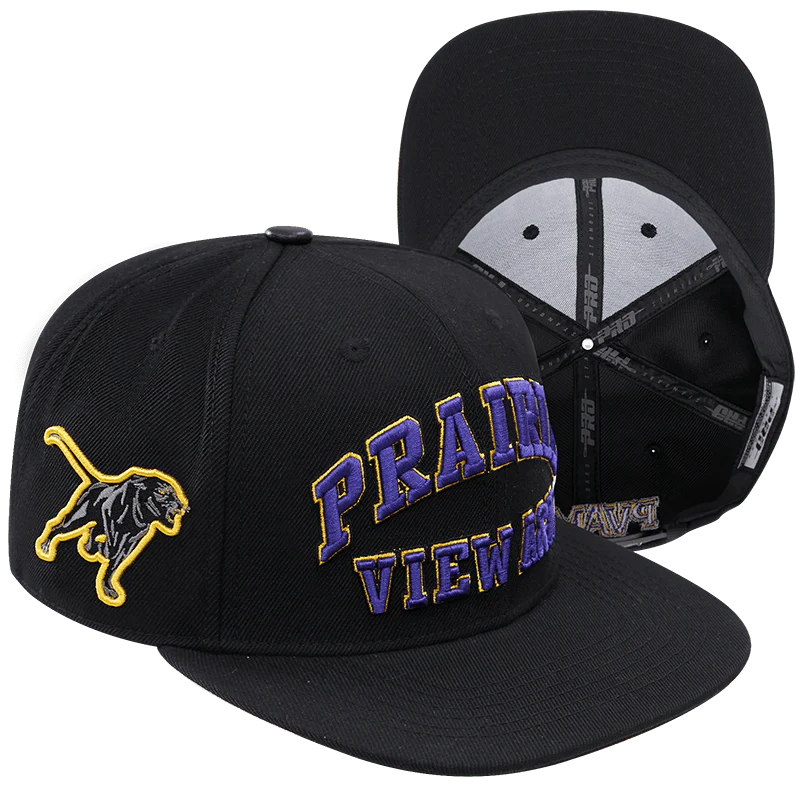 PRAIRIE VIEW A&M UNIVERSITY CLASSIC UNISEX WORDMARK WOOL SNAPBACK H (BLACK) - Image 6