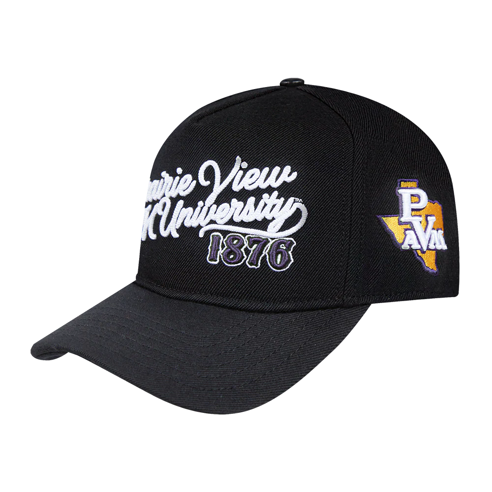 COLLEGE PRAIRIE VIEW A&M UNIVERSITY VINTAGE VARSITY PINCHFRONT SNAPB (BLACK) - Image 3