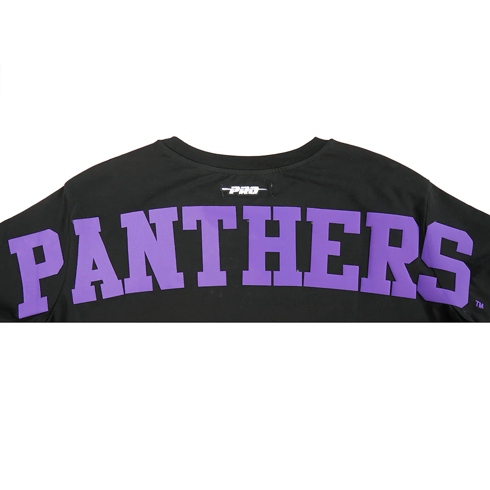 COLLEGE PRAIRIE VIEW A&M UNIVERSITY WINGSPAN WOMEN'S SJ BOXY TEE (BLACK) - Image 10