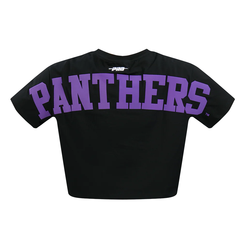 COLLEGE PRAIRIE VIEW A&M UNIVERSITY WINGSPAN WOMEN'S SJ BOXY TEE (BLACK) - Image 7