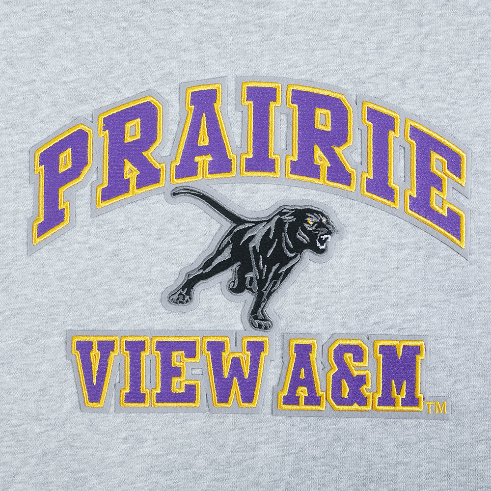 COLLEGE PRAIRIE VIEW A&M UNIVERSITY CLASSIC WOMEN'S FLC PO HOODIE (HEATHER GREY) - Image 10