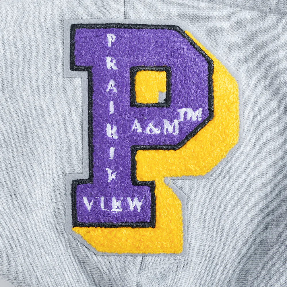 COLLEGE PRAIRIE VIEW A&M UNIVERSITY CLASSIC WOMEN'S FLC PO HOODIE (HEATHER GREY) - Image 7