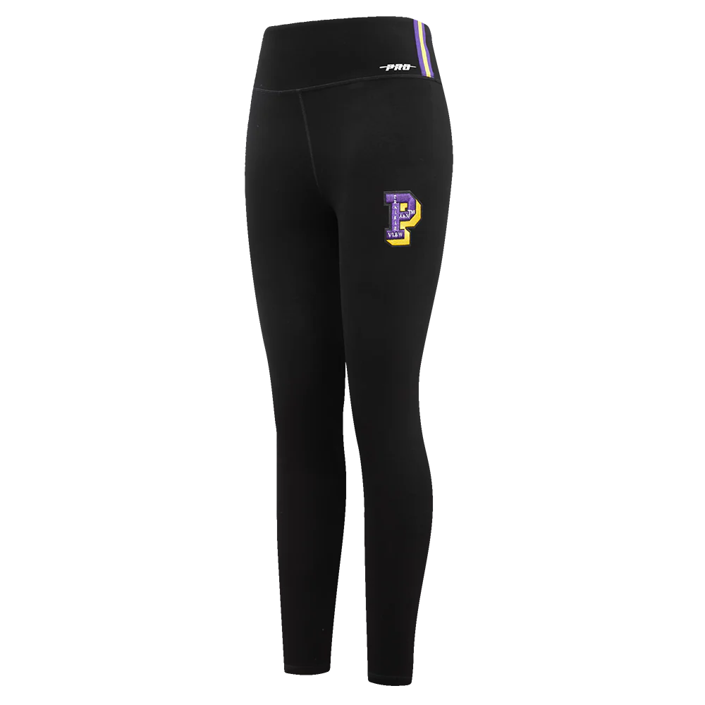 COLLEGE PRAIRIE VIEW A&M UNIVERSITY CLASSIC WOMEN'S JERSEY LEGGING (BLACK)