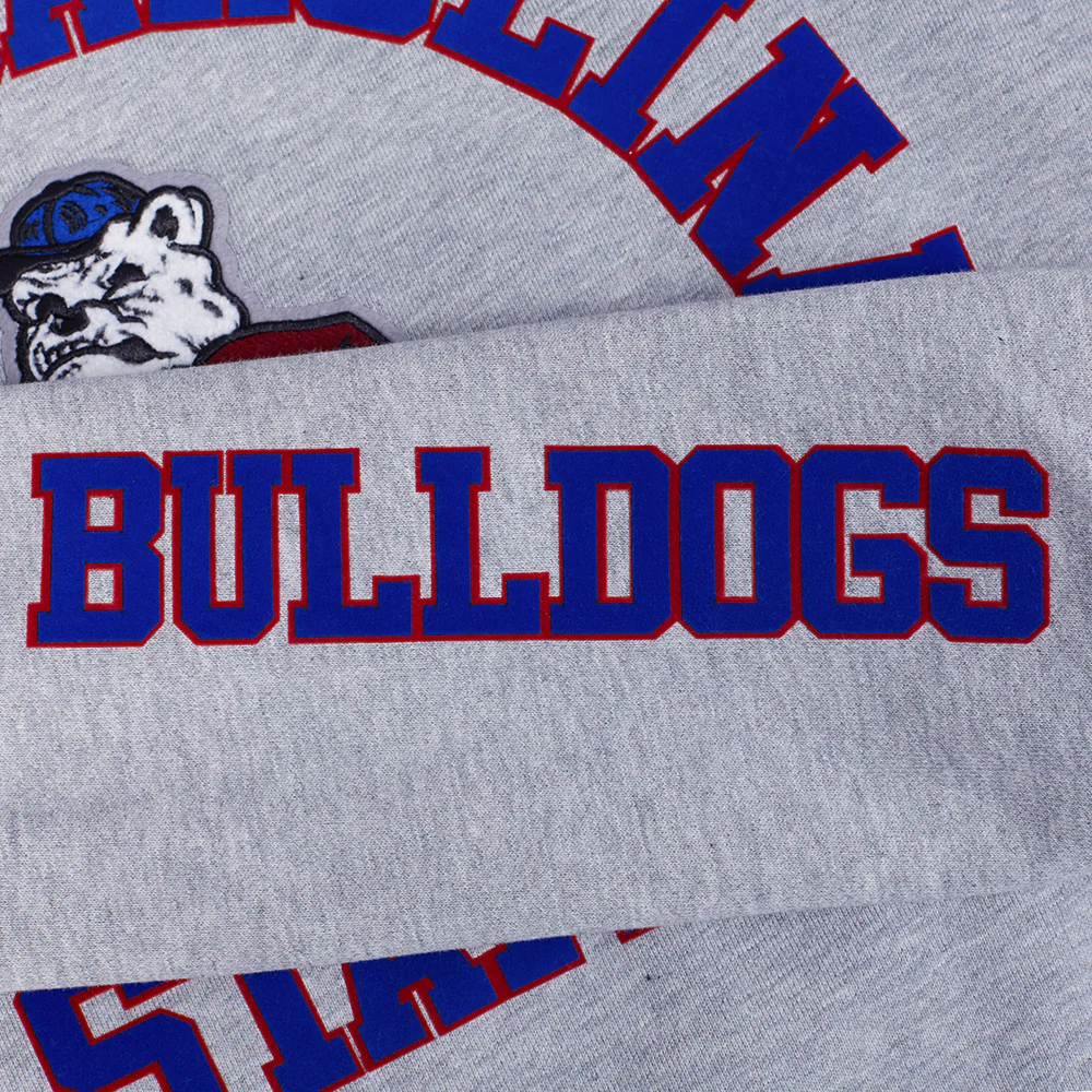 SOUTH CAROLINA STATE UNIVERSITY CLASSIC MEN'S STACKED LOGO CRE (HEATHER GREY/DODGER BLUE) - Image 6