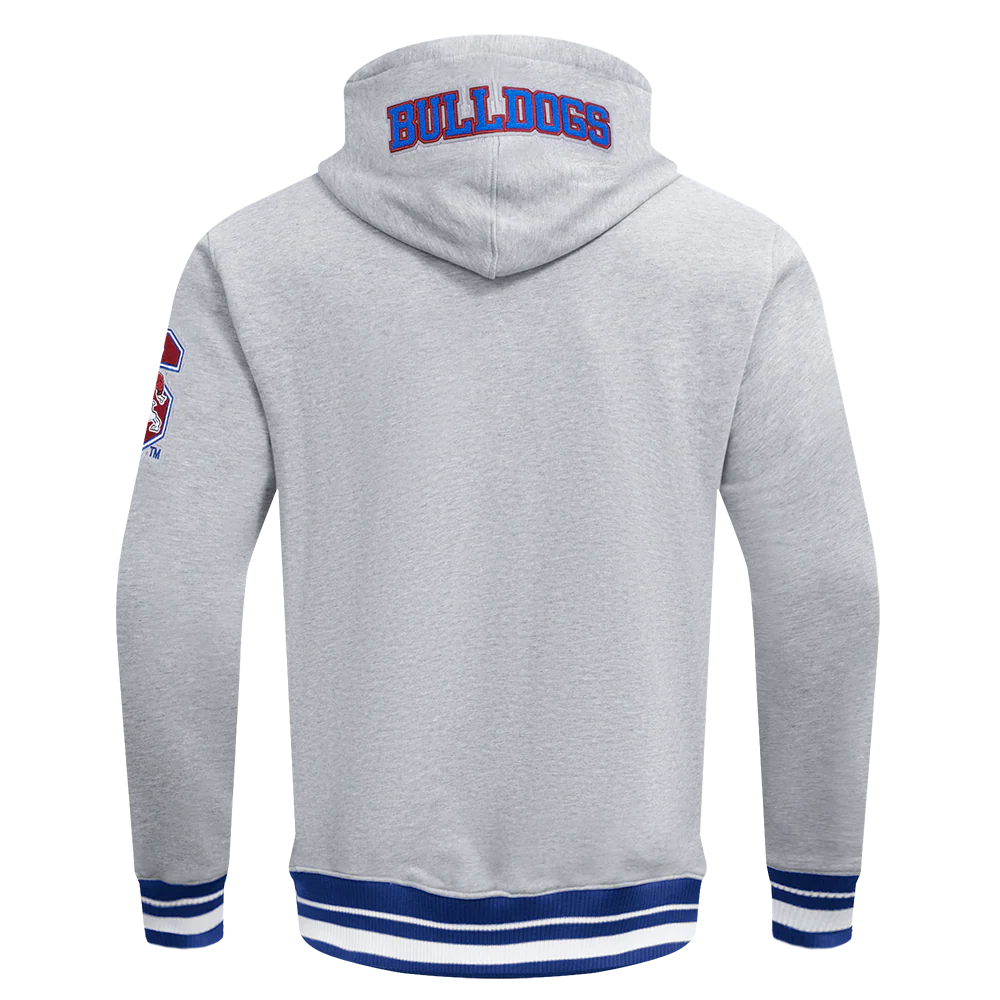 SOUTH CAROLINA STATE UNIVERSITY CLASSIC MEN'S STACKED LOGO PO (HEATHER GREY/DODGER BLUE) - Image 10