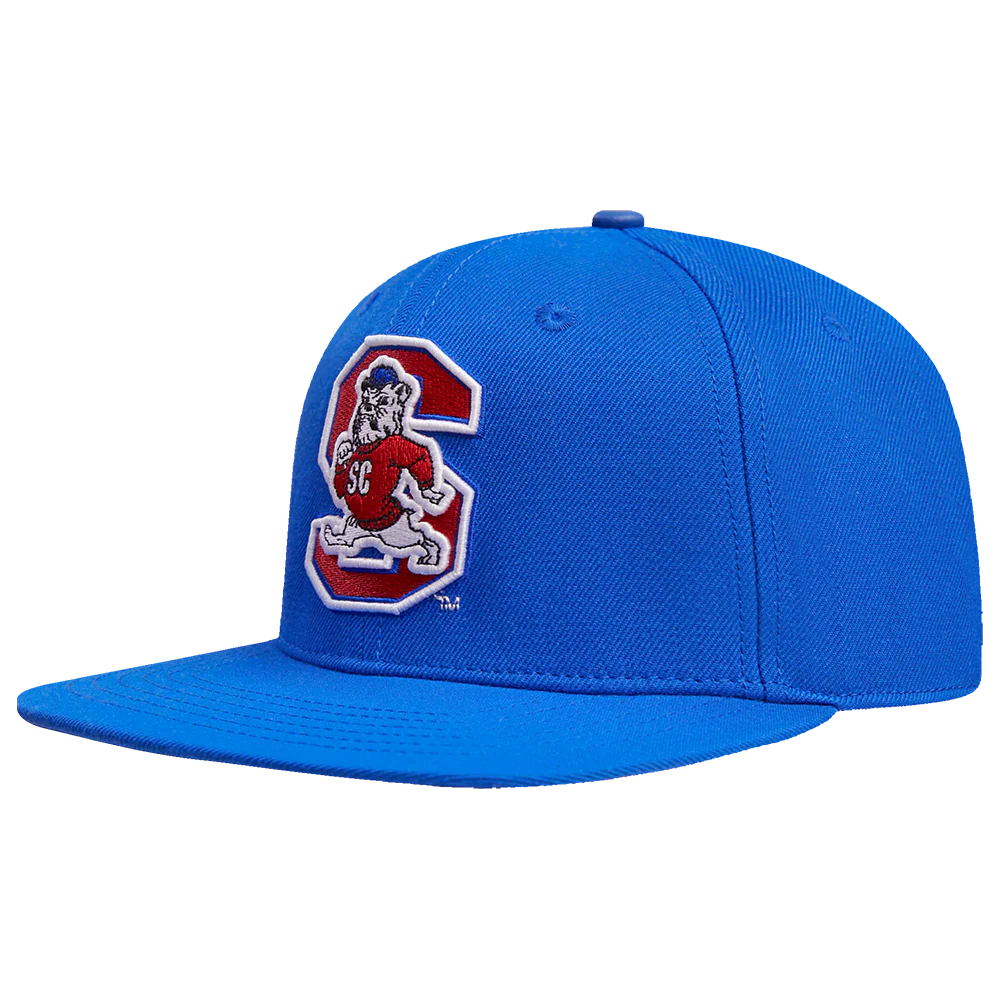 SOUTH CAROLINA STATE UNIVERSITY CLASSIC UNISEX WOOL SNAPBACK HAT (ROYAL BLUE) - Image 3