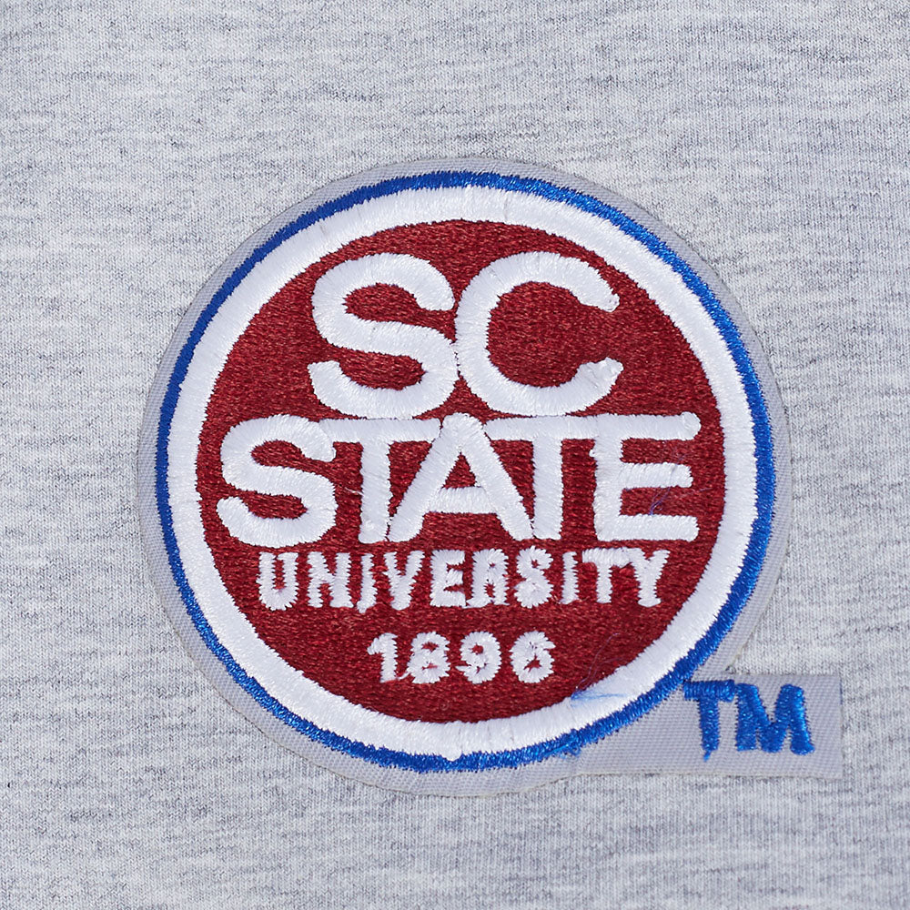 SOUTH CAROLINA STATE UNIVERSITY CLASSIC SINGLE JERSEY BOXY TEE (HEATHER GREY) - Image 6