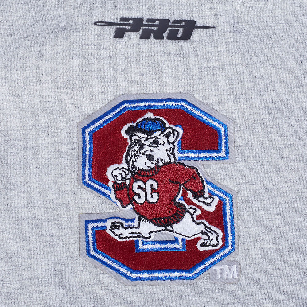 SOUTH CAROLINA STATE UNIVERSITY CLASSIC SINGLE JERSEY BOXY TEE (HEATHER GREY) - Image 7