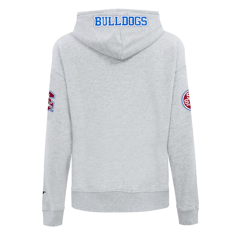 COLLEGE SOUTH CAROLINA STATE UNIVERSITY CLASSIC WOMEN'S FLC PO HOODIE (HEATHER GREY) - Image 5