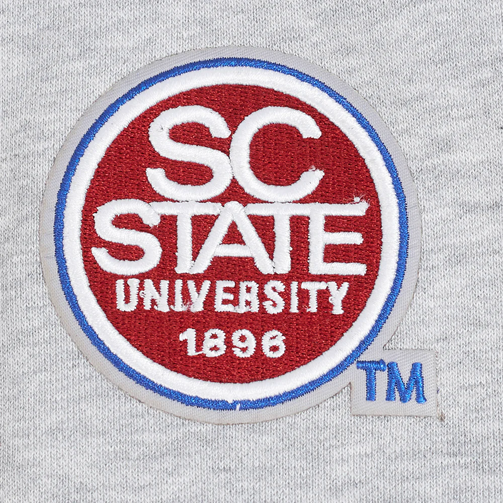 COLLEGE SOUTH CAROLINA STATE UNIVERSITY CLASSIC WOMEN'S FLC PO HOODIE (HEATHER GREY) - Image 8