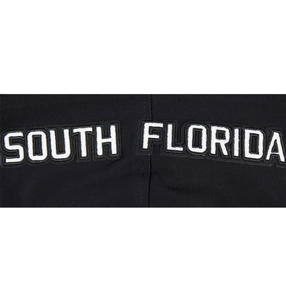 UNIVERSITY OF SOUTH FLORIDA CLASSIC MEN'S FZ PO HOODIE (BLACK) - Image 10
