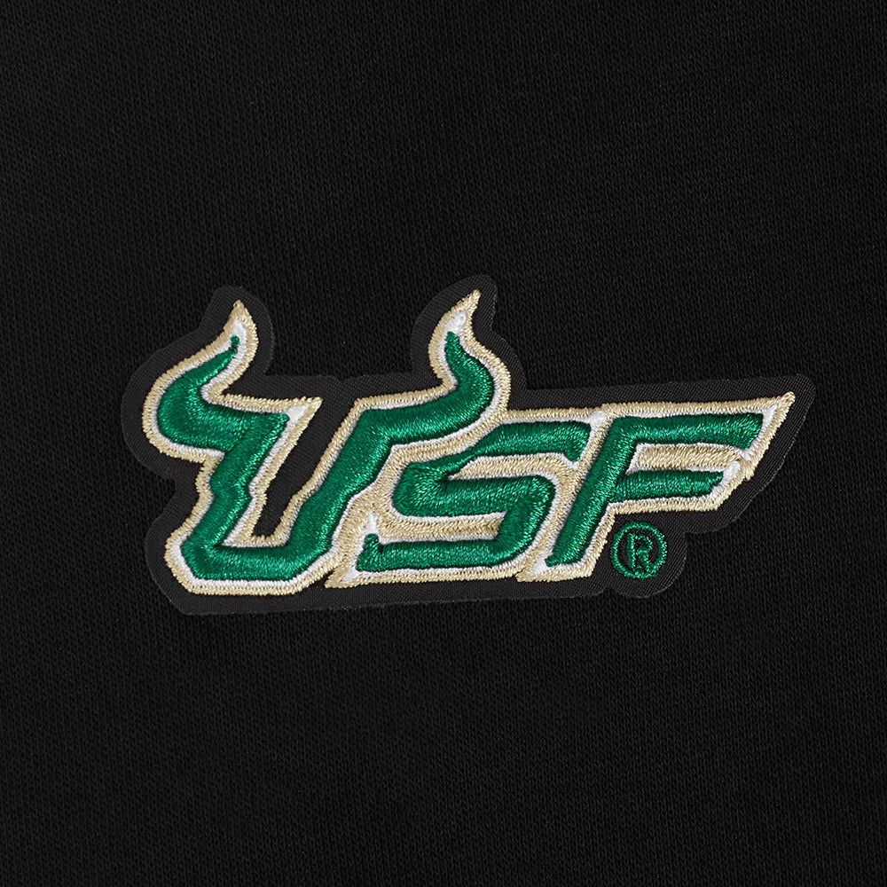 UNIVERSITY OF SOUTH FLORIDA CLASSIC FLEECE CREWNECK (BLACK) - Image 9