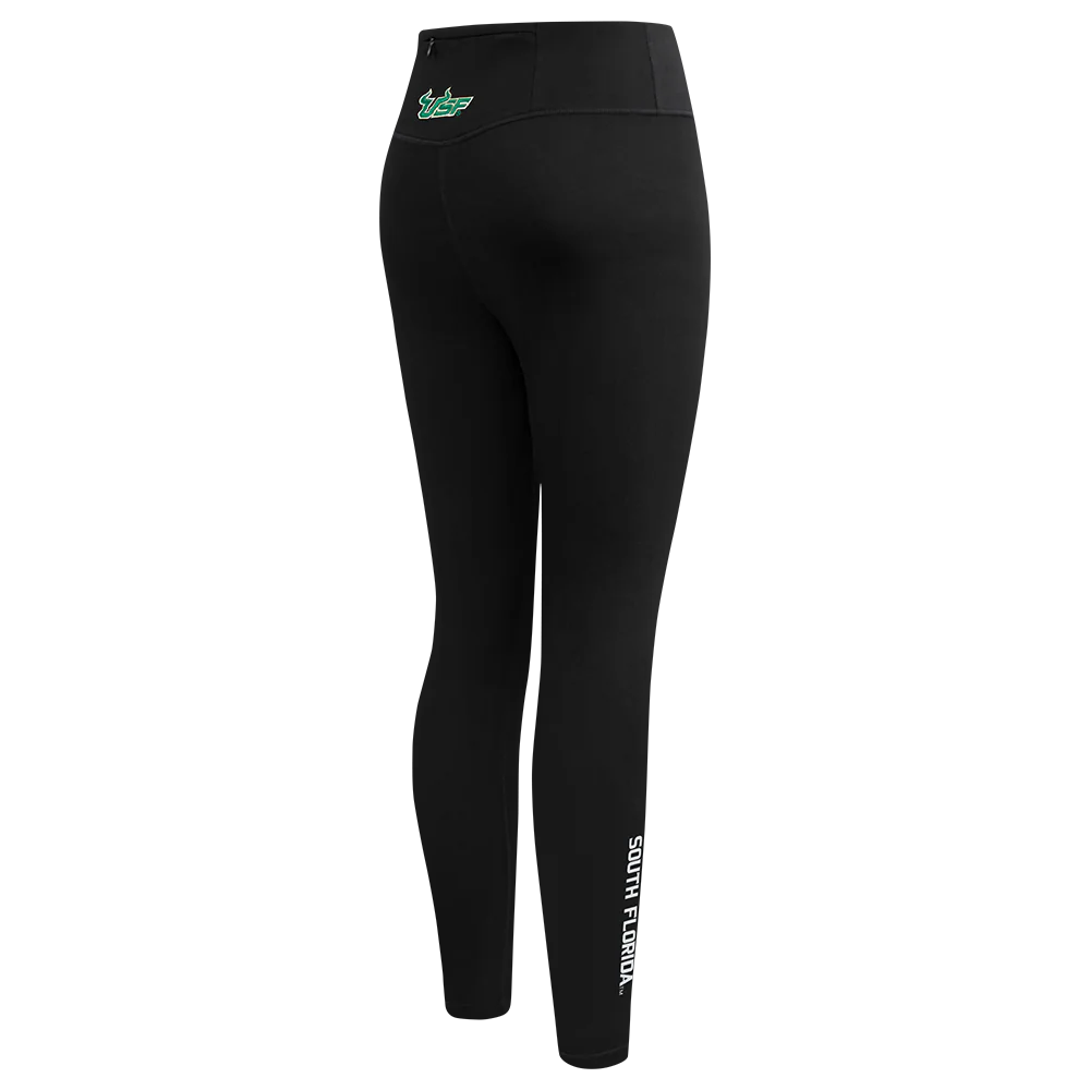 UNIVERSITY OF SOUTH FLORIDA CLASSIC JERSEY LEGGING (BLACK) - Image 5