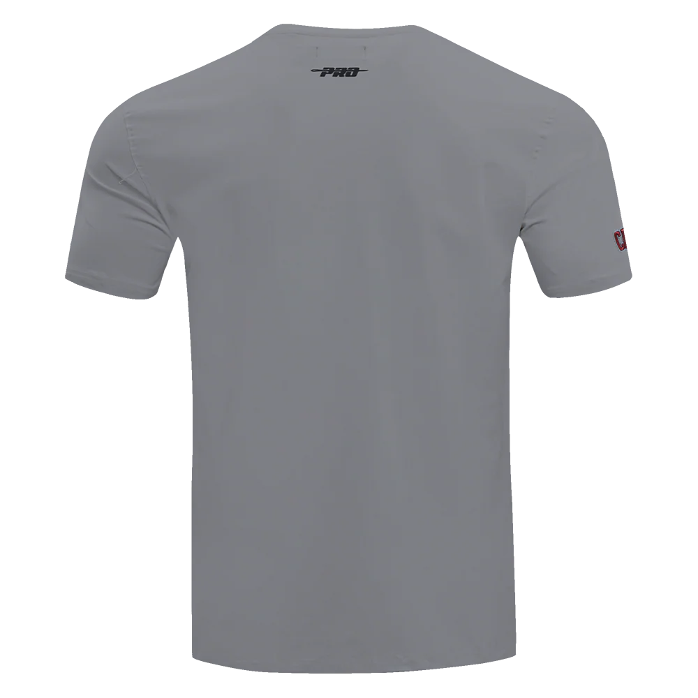 STANFORD UNIVERSITY CLASSIC STACKED LOGO SINGLE JERSEY TEE (GRAY) - Image 3