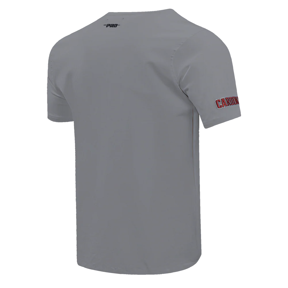 STANFORD UNIVERSITY CLASSIC STACKED LOGO SINGLE JERSEY TEE (GRAY) - Image 4