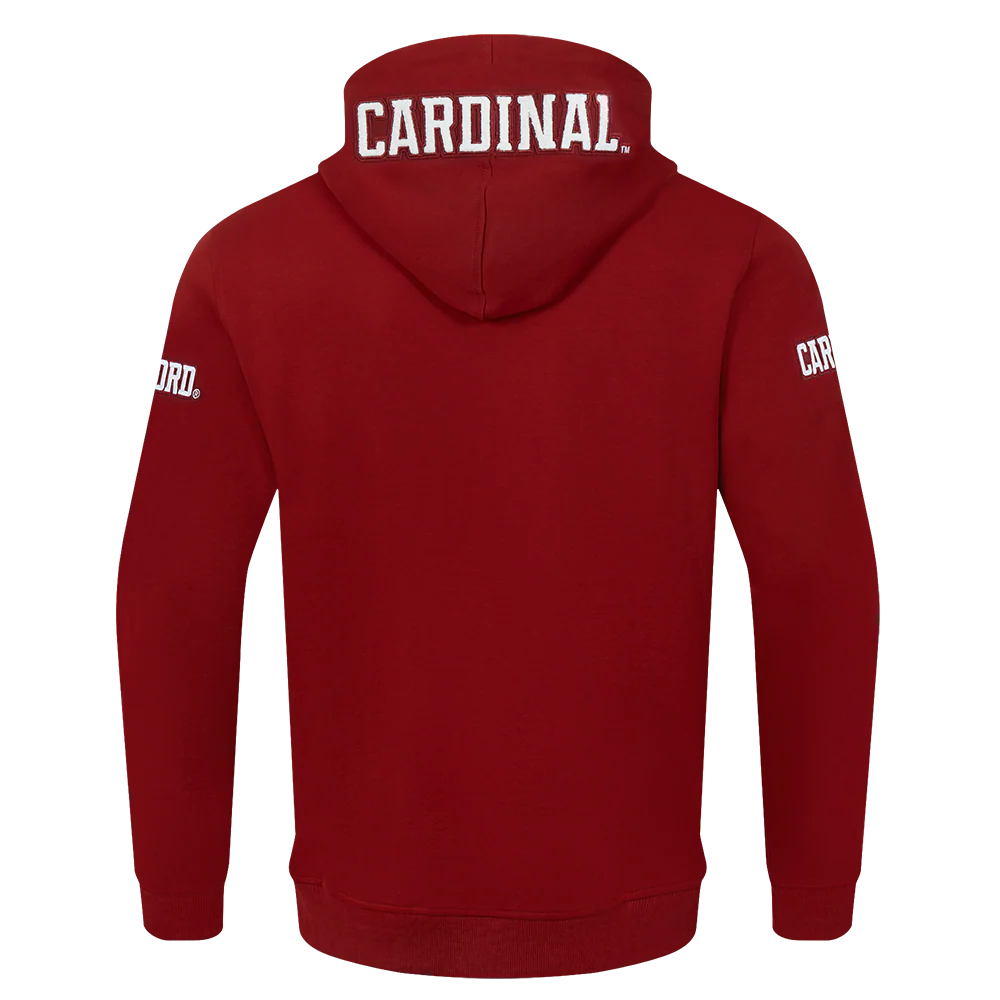 STANFORD UNIVERSITY CLASSIC DOUBLE KNIT FULL ZIP PULLOVER HOODIE (CARDINAL RED) - Image 7