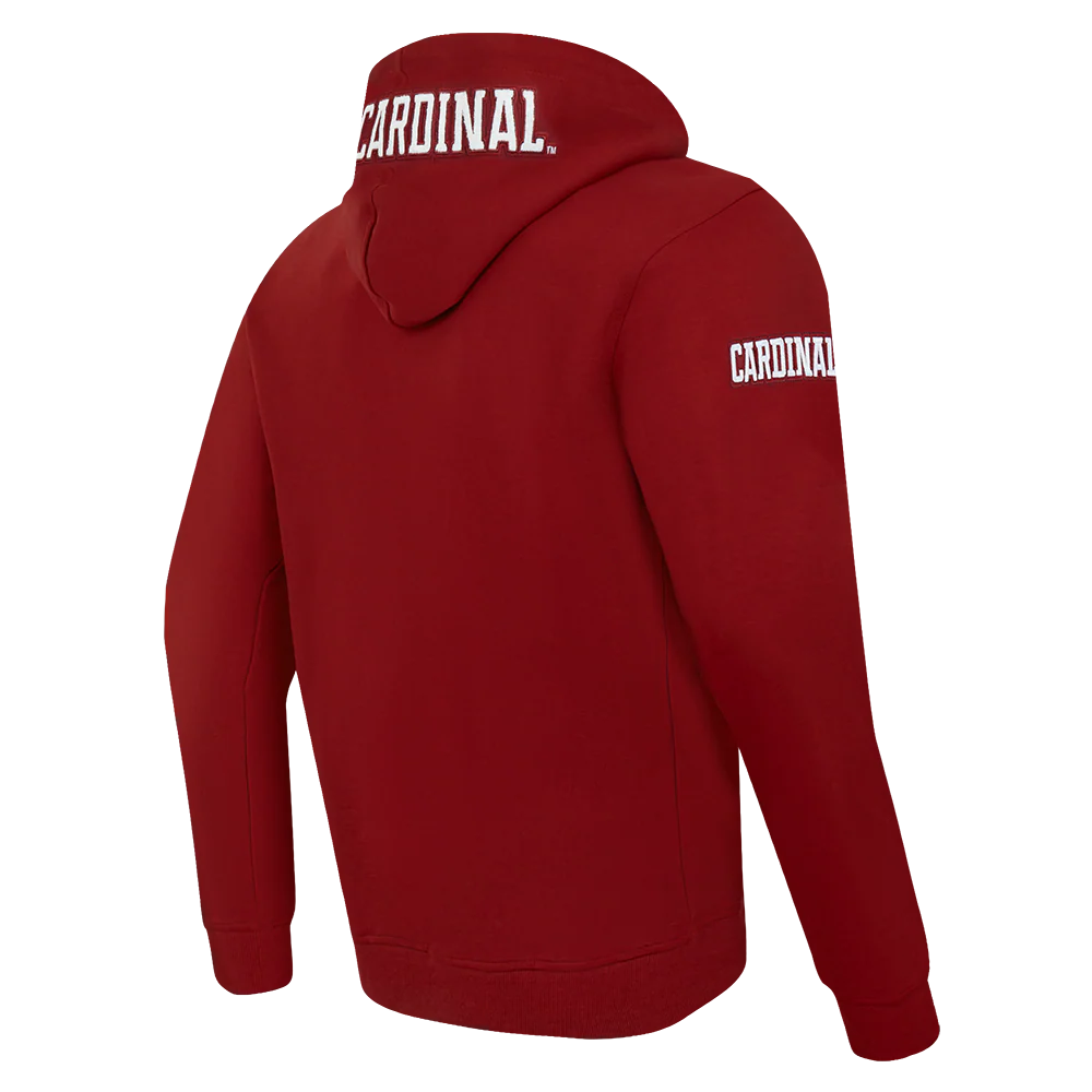 STANFORD UNIVERSITY CLASSIC DOUBLE KNIT FULL ZIP PULLOVER HOODIE (CARDINAL RED) - Image 8