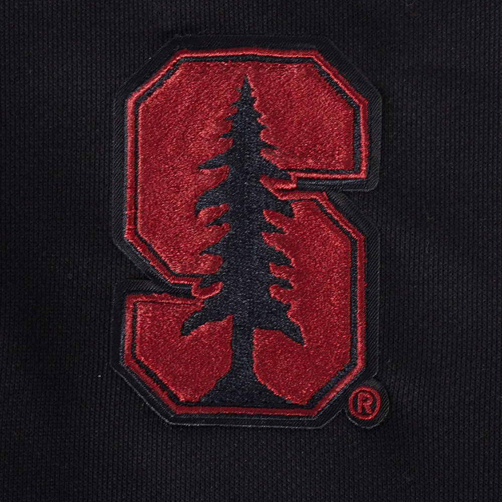 STANFORD UNIVERSITY CLASSIC WOMEN'S FLC CREWNECK (BLACK) - Image 8