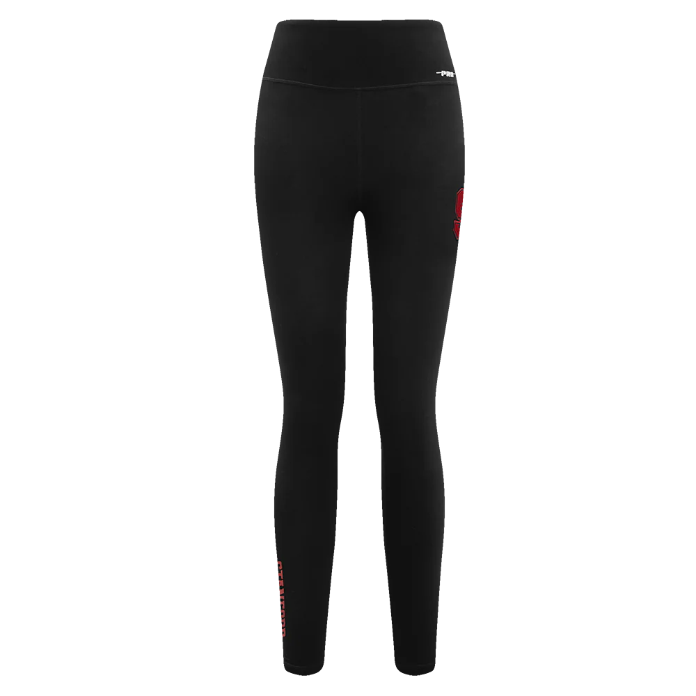 STANFORD UNIVERSITY CLASSIC WOMEN'S HIGH WAIST JERSEY LEGGING (BLACK) - Image 2