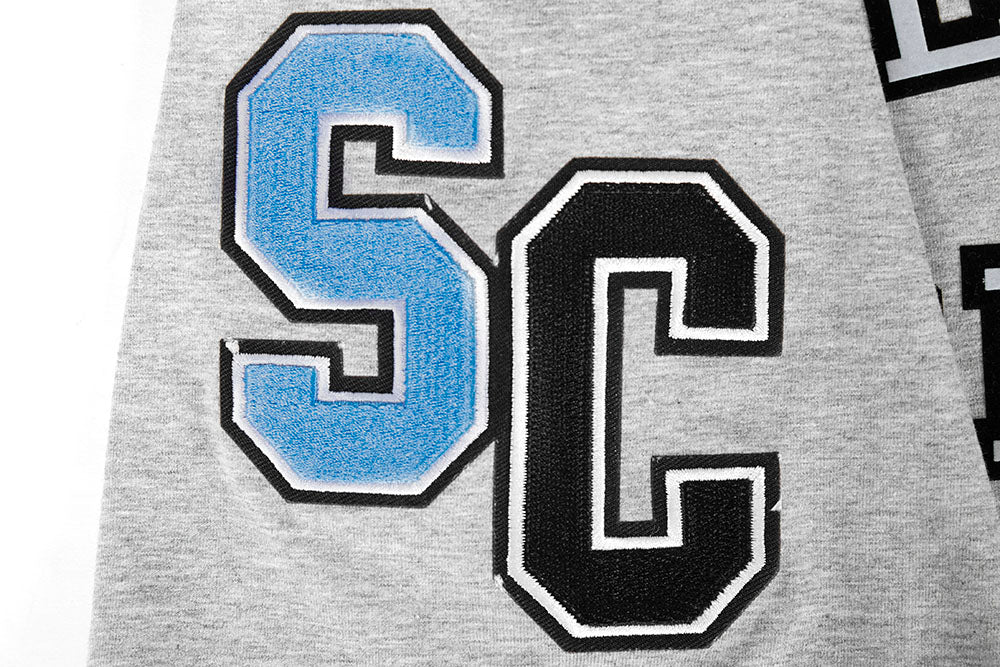 SPELMAN COLLEGE CLASSIC MEN'S STACKED LOGO TEE (HEATHER GREY) - Image 8