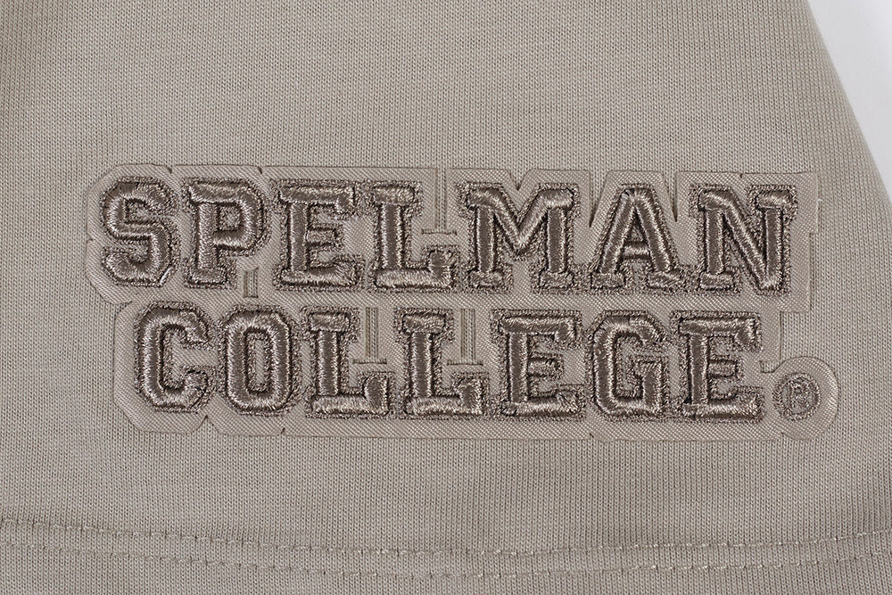 SPELMAN COLLEGE NEUTRAL COTTON JERSEY DROP SHOULDER TEE (TAUPE) - Image 12