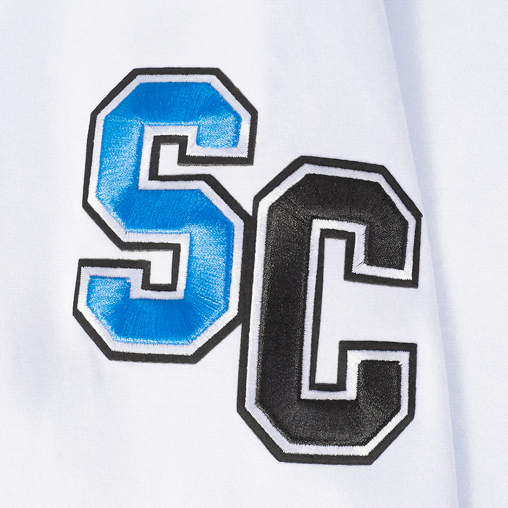SPELMAN COLLEGE CLASSIC MEN'S FZ PO HOODIE (WHITE) - Image 6
